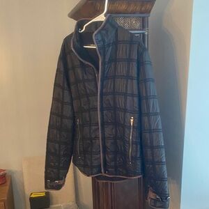 Men's Black Quilted Jacket